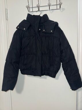 Abercrombie & Fitch Black Puffer Jacket